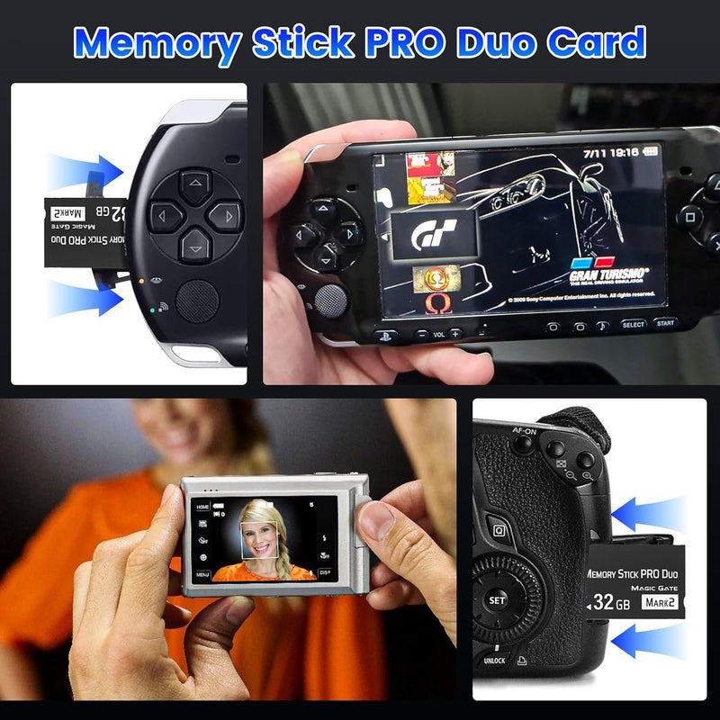Pefishop MS 32GB Memory Stick Pro Duo Mark2,High Speed 32GB Memory Stick Duo Card Compatible with PSP Memory Stick Cards (32gb) - Image 3